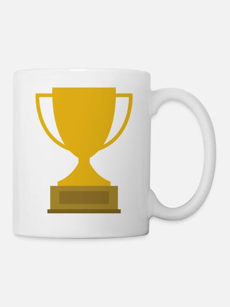Trophäe - Tasse - Weiß