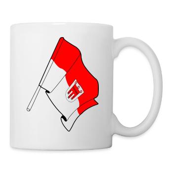 Drapeau Vorarlberg - Mug blanc - blanc - Droite