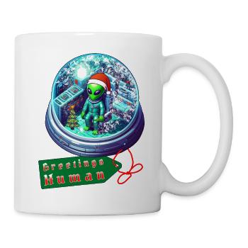 Alien Christmas - Mug - white - Right