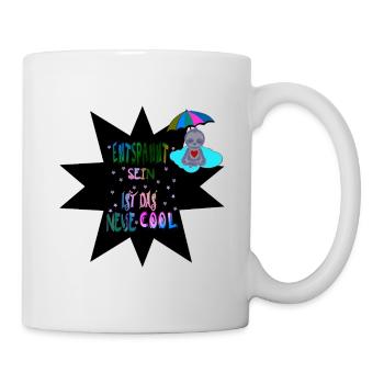 Paresseux Étoile Détendue1 - Mug blanc - blanc - Droite