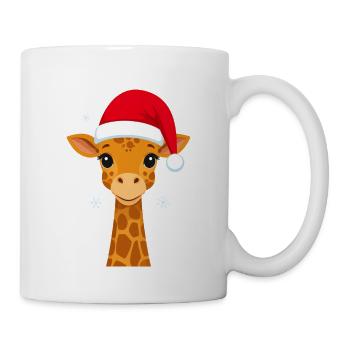 A giraffe for Christmas - Mug - white - Right