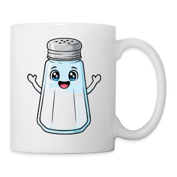 Salzstreuer Niedlich Lustig Passende Paare Valentin - Tasse - Weiß - Rechts