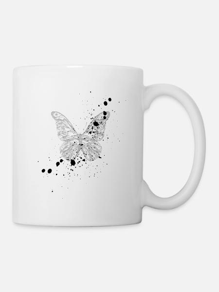 Papillon Blanc - Mug blanc - blanc