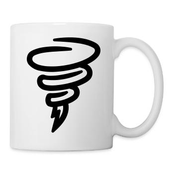 Tornado - Tasse - Weiß - Rechts