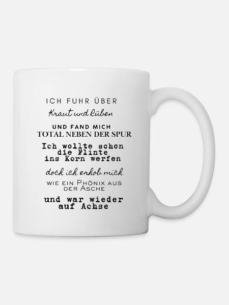 Kraut und Rüben - Mug blanc - blanc