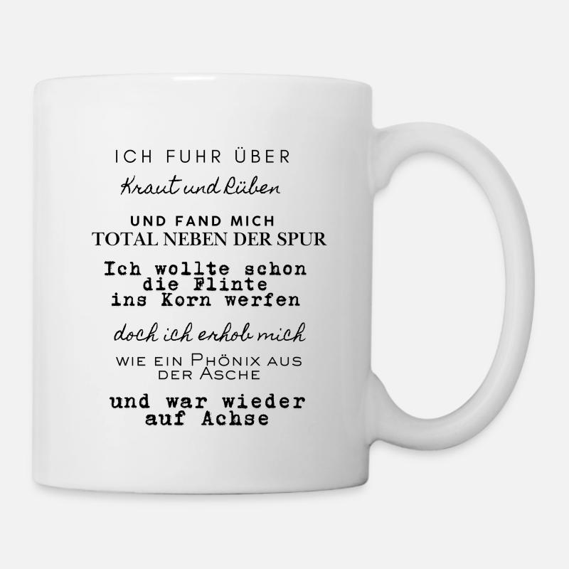 Kraut und Rüben - Mug blanc - blanc
