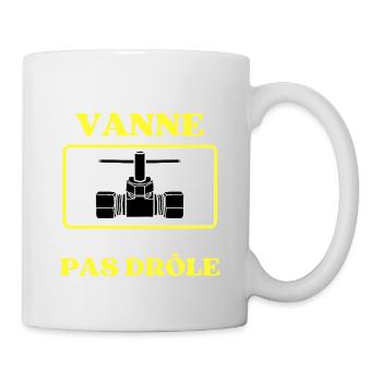 Ein Witz, der nicht lustig ist - Tasse - Weiß - Rechts