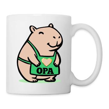 OPA CAPYBARA KOCH - Tasse - Weiß - Rechts