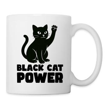 Katzenkraft - Tasse - Weiß - Rechts