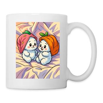 carotino_e_fragolino - Tasse - Weiß - Rechts