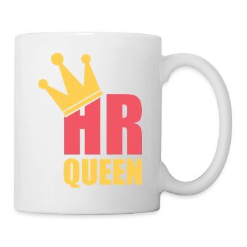HR Queen - Professional Human Resources Design - Tasse - Weiß - Rechts
