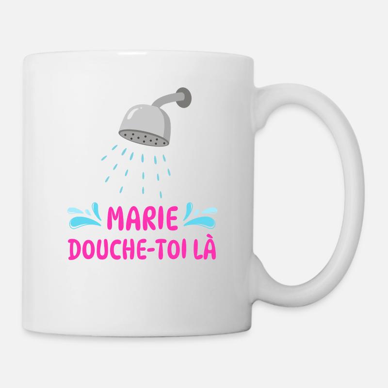 Marie, shower there - Mug - white
