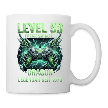 53rd Birthday Man Level 53 Gamer Funny Gift - Mug - white - Right