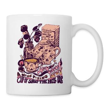 CUP OF SHUT THE HELL UP - Mug - white - Right