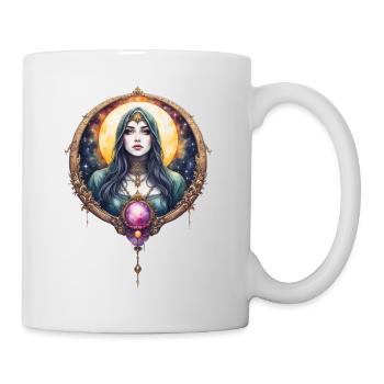 Mystical Lunar Queen with Gem - Mug - white - Right