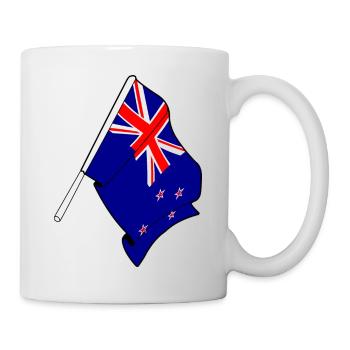 Drapeau néo-zélandais - Mug blanc - blanc - Droite
