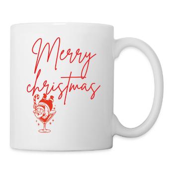 Merry christmas  - Mug blanc - blanc - Droite
