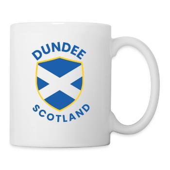 Dundee Shield Saltire Crest - Mug - white - Right