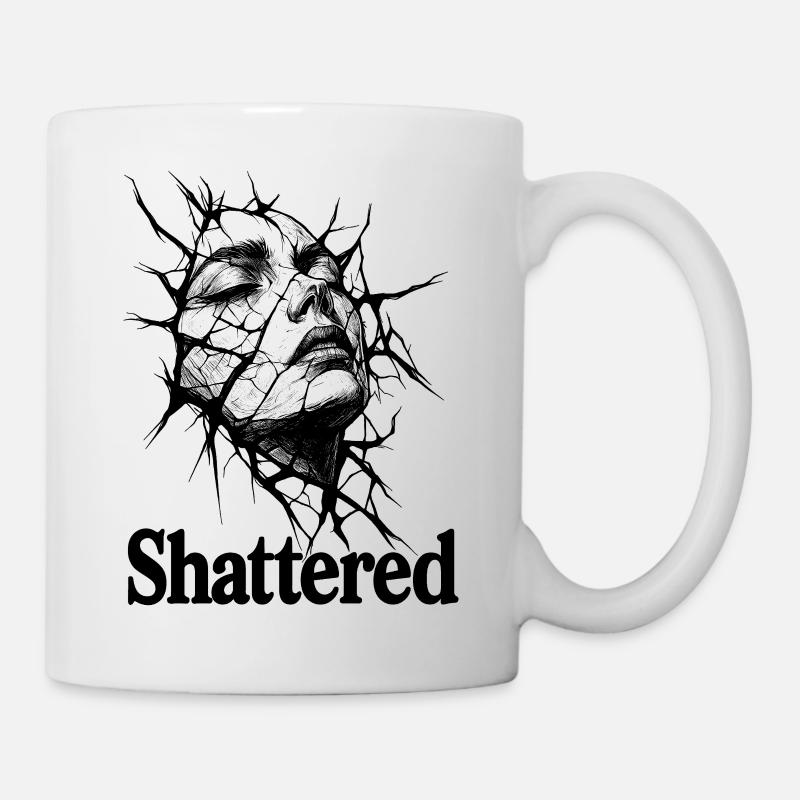 Shattered Silence - Mug - white