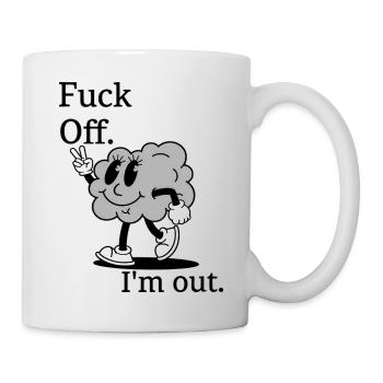 Happy Brain Peace Vibes - Mug - white - Right
