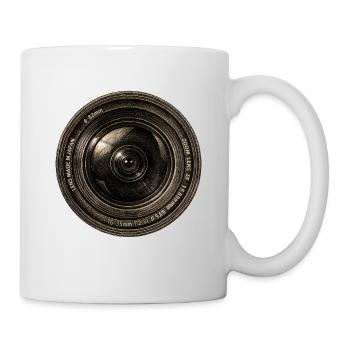 Lentille vintage sépia graphique - Mug blanc - blanc - Droite