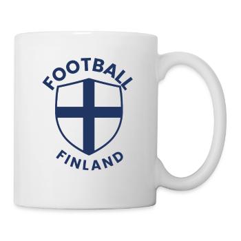Finnish Football Shield Design - Mug - white - Right