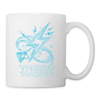 Créateur de Hauts Audio Digital Jeu de mots Musicien - Mug blanc - blanc - Droite