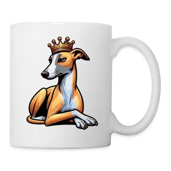 Whippet Greyhound Whippets Propriétaire de lévrier - Mug blanc - blanc - Droite