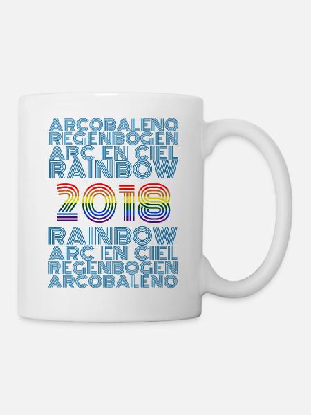 Arc-en-ciel 2018 - Mug blanc - blanc