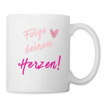 SUIS TON CŒUR Imprimer - Mug blanc - blanc - Droite