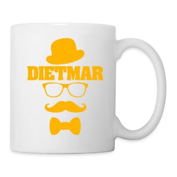 Schnauzer Dietmar - Tasse - Weiß - Rechts