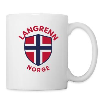 Cross-country skiing Norway emblem - Mug - white - Right
