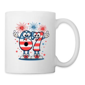 US Flag 67 Memes Six Seven - Mug - white - Right