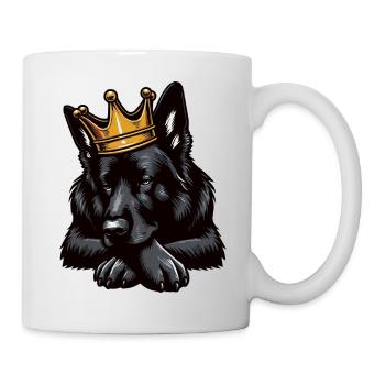 Black German Shepherd German Shepherd Owner - Mug - white - Right