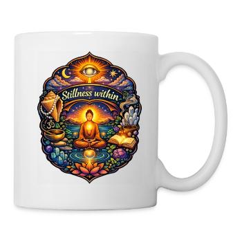 Silence intérieur : Lumière intérieure - Mug blanc - blanc - Droite