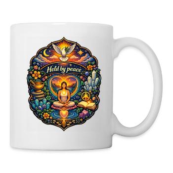 Tenue par la paix - Mug blanc - blanc - Droite
