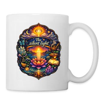 La lumière silencieuse - Mug blanc - blanc - Droite