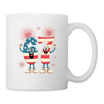 US Flag 67 Memes Six Seven - Mug - white - Right