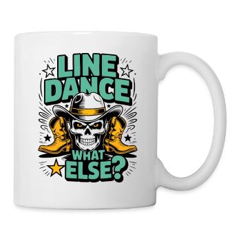 Danse en ligne, quoi d’autre ? - Mug blanc - blanc - Droite