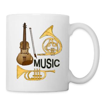 Musical instruments - Mug - white - Right