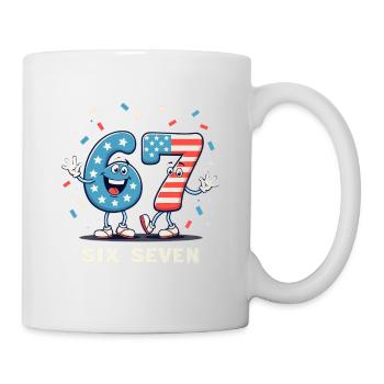 US Flag 67 Memes Six Seven - Mug - white - Right