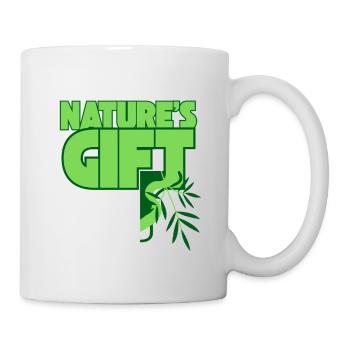 Nature's Gift Bamboo Green - Mug - white - Right
