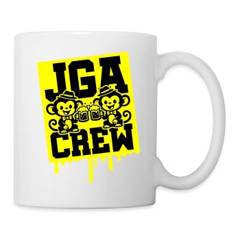 Jga Crew Junggesellen Affe - Tasse - Weiß - Rechts
