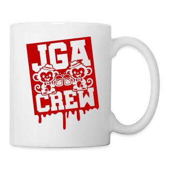 Jga Crew Junggesellen Affe - Tasse - Weiß - Rechts
