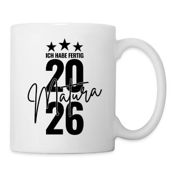 Matura 2026 I'm done - Mug - white - Right