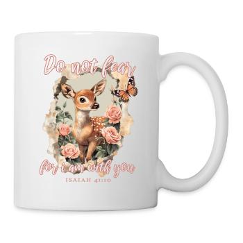 Reh Christlich Bibelvers - Tasse - Weiß - Rechts