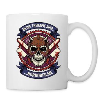 My Therapy: Horror Movies - Mug - white - Right