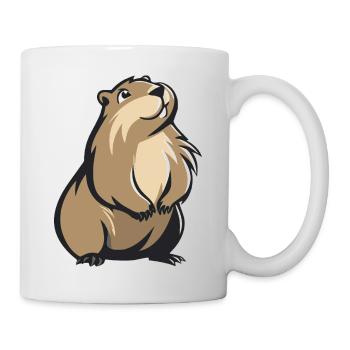 Cute Groundhog - Mug - white - Right