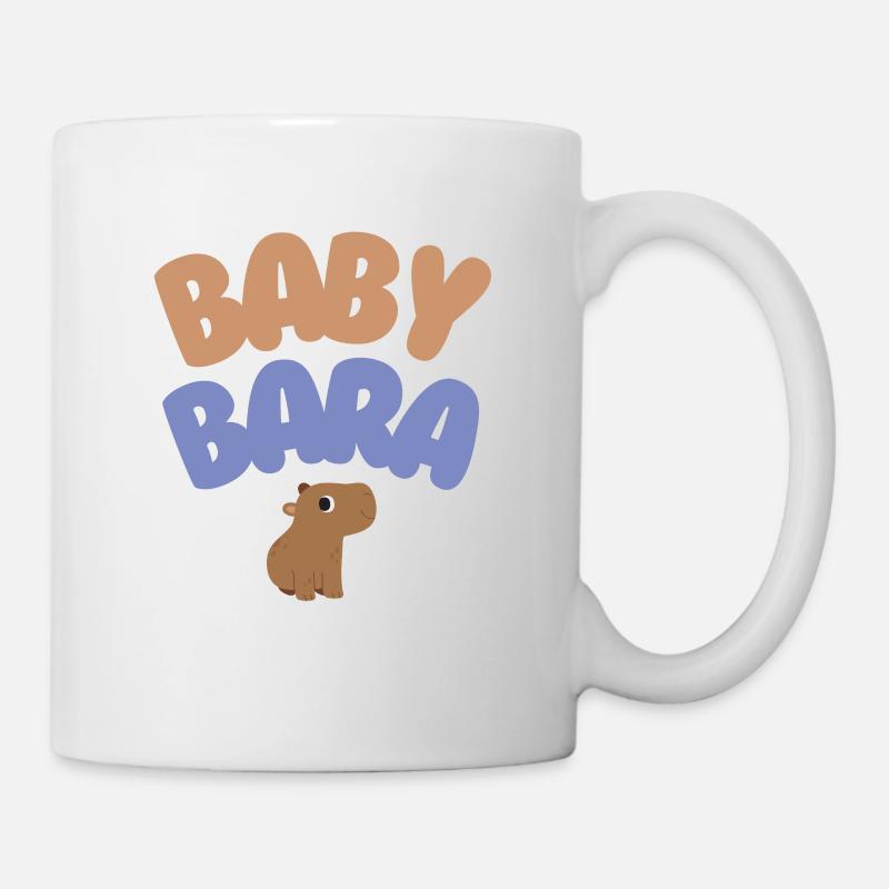 Baby Bara Capybara - Mug - white