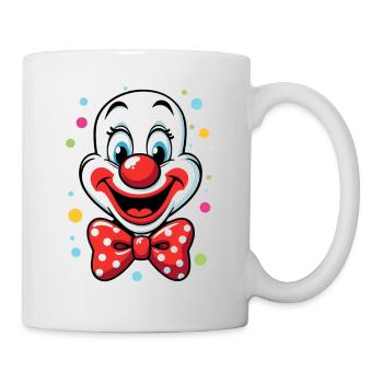 Déguisement de clown de carnaval Carnaval Carnaval - Mug blanc - blanc - Droite